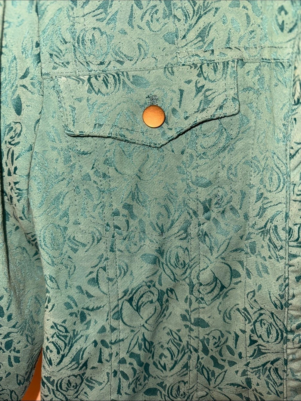 Floral Pattern Jacket - Picture 5 of 6